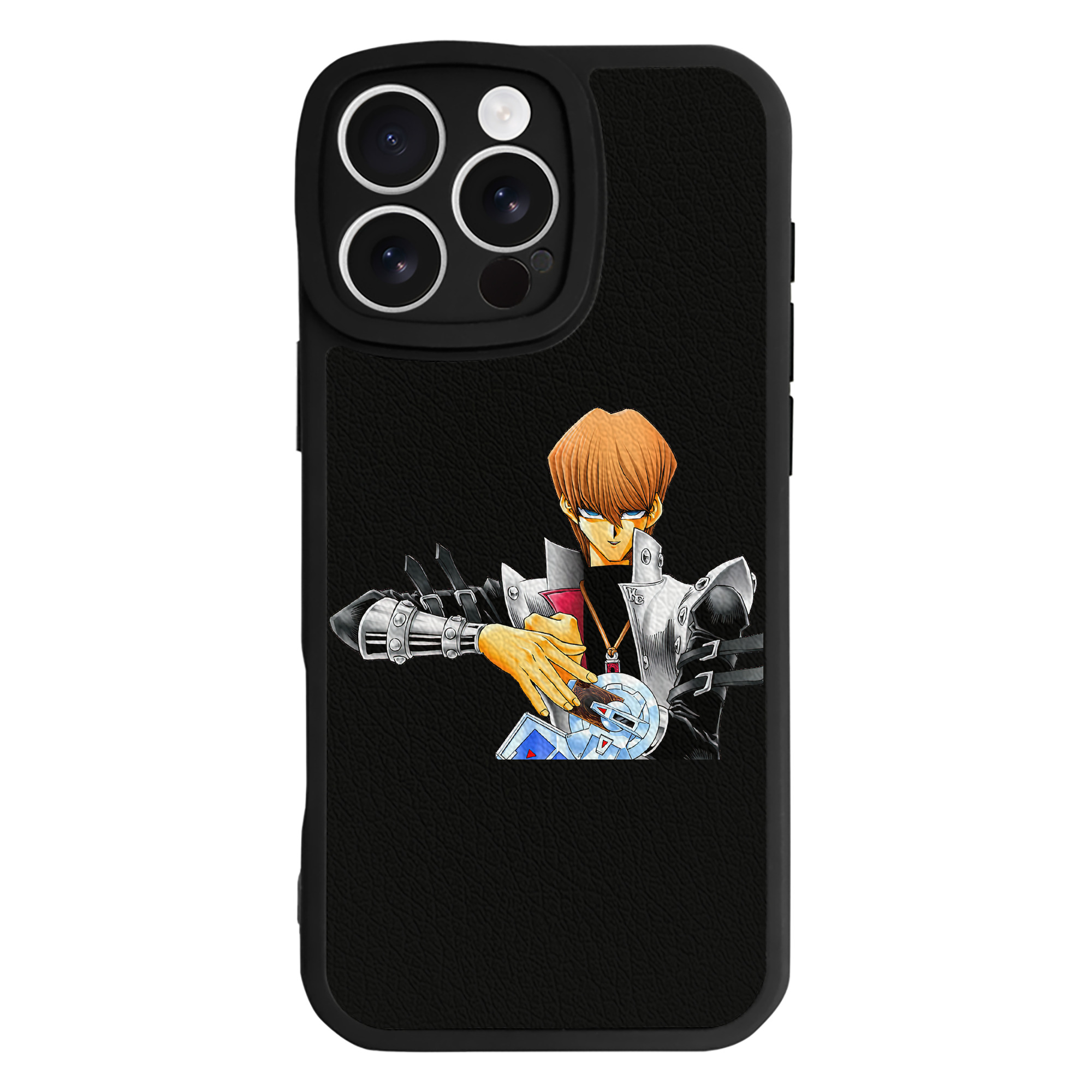 （画像用） 遊☆戯☆王 Yu-Gi-Oh! 【iPhone 16シリーズ対応】シリコンスマホケース（レザー調） 材質：シリコン